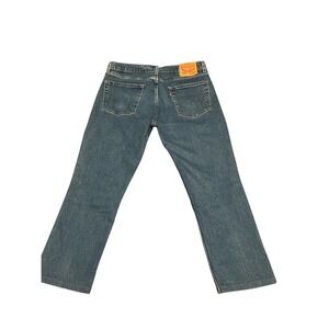 Levi's 505 Regular Fit Straight Leg Jeans Medium Wash Denim Mens Size 36x30
